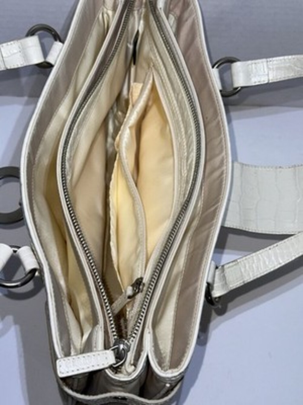 Ralph Lauren handbag Womens purse western style used cream color medium - Picture 7 of 15